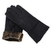 Gloves - Guanti Donna Testa di Moro in vero montone Shearling - Pelo Marrone