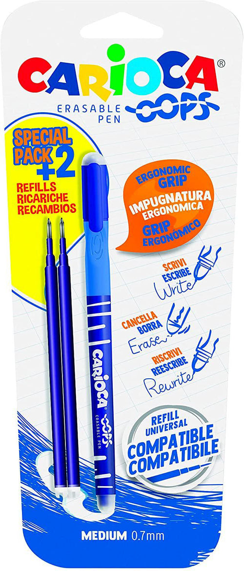 Penna Cancellabile Oops con 2 Refill