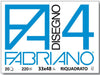 Album da Disegno Liscio Riquadrato F4 Fabriano 33x48 cm cf.10