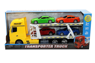 Camion bisarca con 4 auto Kidz Corner