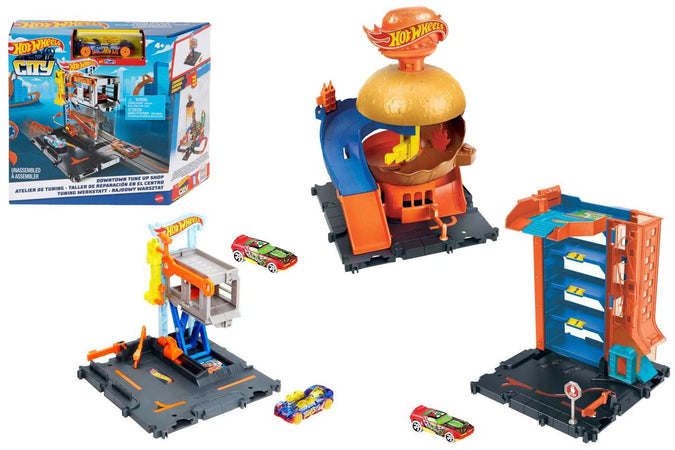 Hot Wheels Playset 3 modelli
