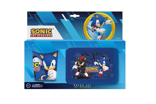 Sonic Set Bicchiere e Portamerenda