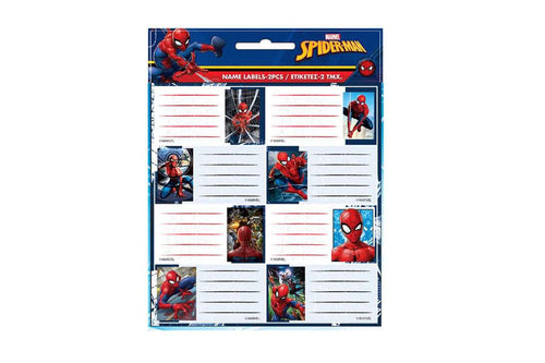 Spider-Man Etichette Nome