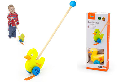 Papera Spingi e Vai in legno