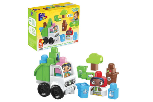 Mega Bloks Green Camion Raccolta Differenziata