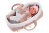 Reborn Morbido Mimi 42cm Culla Rosa