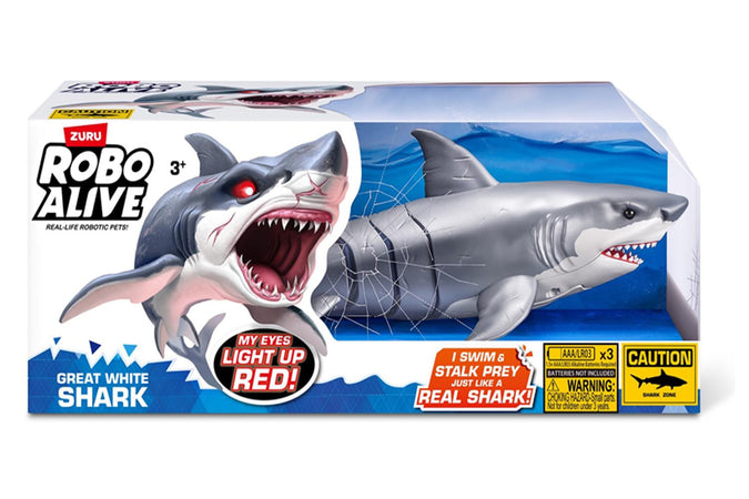 Shark Attack Nuota Davvero Occhi Luminosi