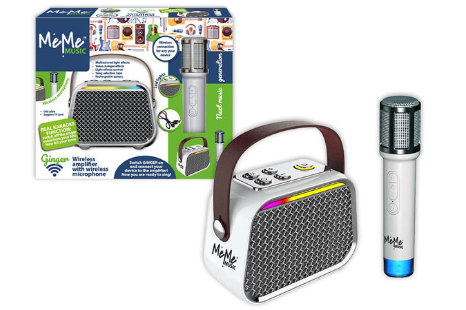 Altoparlante Karaoke Wireless e Microf. Ginger