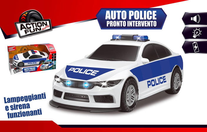 Auto Police Grande Luci Suoni Frizione