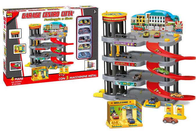 Maxi Garage Citta' con 5 Auto