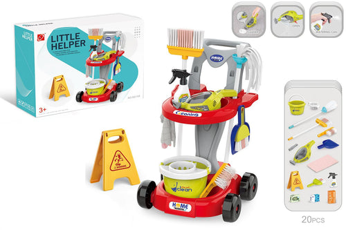 Carrello Pulizia 20 Accessori