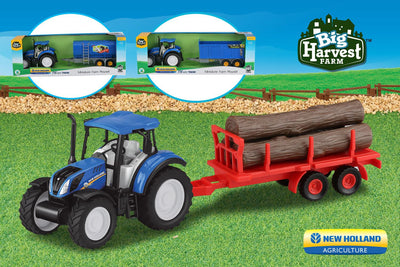 New Holland Trattore con Rimorchio 3 ass