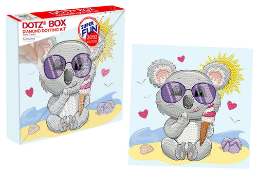 Diamond Dotz Box Koala in Spiaggia 22x22
