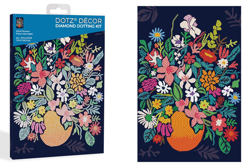 Diamond Dotz Decor Wild Flowers 30x20