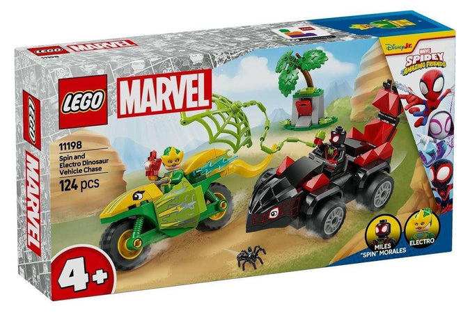 Spidey Inseguimento sui Dino Veicoli