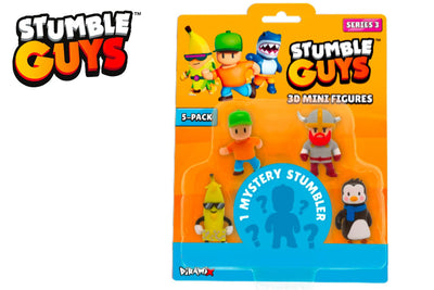 Stumble Guys blister 5 personaggi 3oSerie