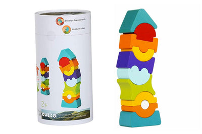 Torre Flessibile Colorata Legno