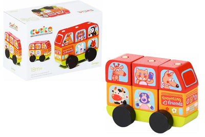 Pulmino Legno Happy Animals