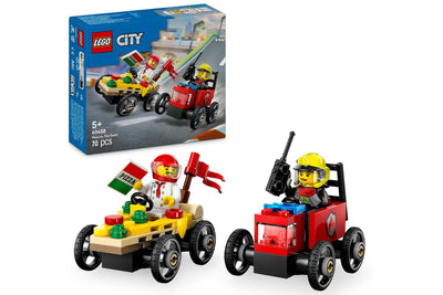 City Veicoli da corsa Pizzaiolo contro Pompiere