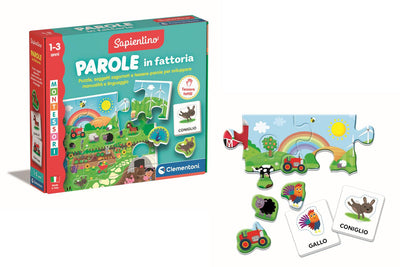 Sapientino Montessori Parole in Fattoria