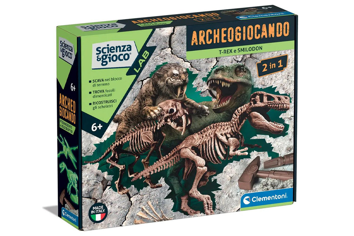 Clementoni 55538 Archeogiocando Triceratopo Fosforescente Gioco Di Clementoni 55538 Archeogiocando Triceratopo Fosforescente Gioco Di