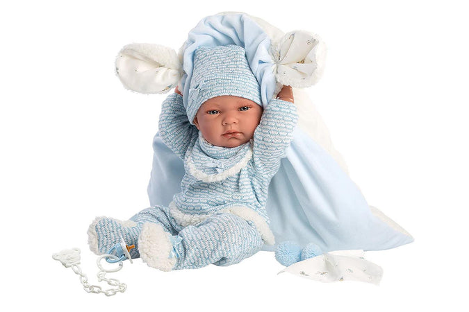 Tutina Celeste e Cuscino 40cm