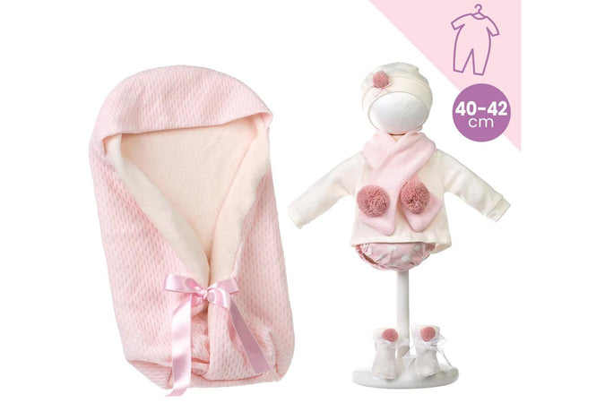 Tutina Rosa e Sacco Rosa 40cm