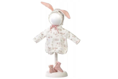 Abito Tutina Bianca e accessori 35cm