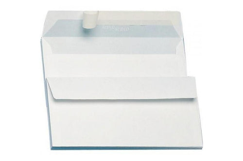Busta bianca c/strip 11x23 senza finestra