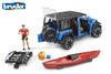 Jeep Wrangler Rubicon con Kayak