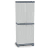 Armadio plastica Terry 1002565 WAVE Base 3700 Grigio chiaro e scuro