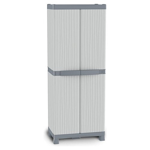 Armadio plastica Terry 1002565 WAVE Base 3700 Grigio chiaro e scuro