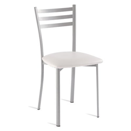 Sedia Italchair 002 ELIUA0702 ELIUS I Bianco e Alluminio