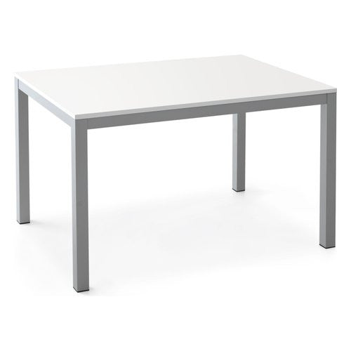 Tavolo Pointhouse 52FAS110 02028F8F FAST Grigio alluminio e Bianco opa
