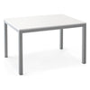 Tavolo Pointhouse 52FAS110 0P0PM9M9 FAST Grigio alluminio e Bianco opa