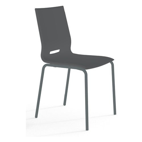 Sedia Pointhouse 08ELE001 0PE3XXXX ELENA 4 Grigio piombo opaco e Grafi