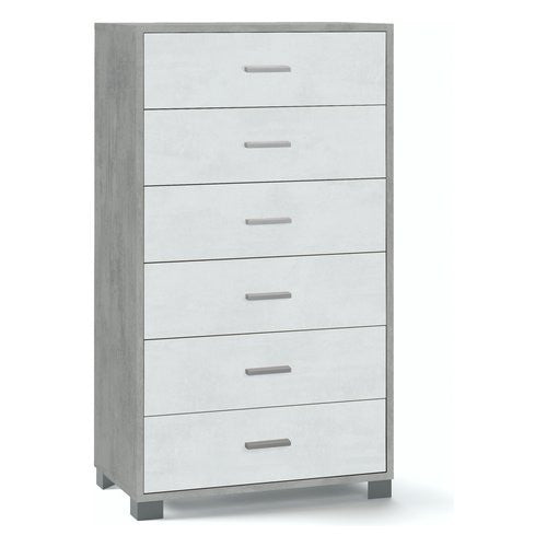 Cassettiera Sarmog A786CEOS QUADRANTE 786 Cemento e Ossido bianco