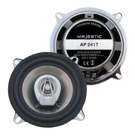 Altoparlanti auto Majestic 040241 SERIE TITANIUM Ap 241T Silver e Blac