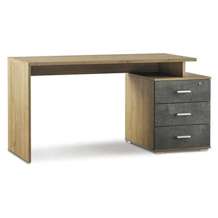 Scrivania Sarmog ADB625NSONDK DOUBLE Db625k Noce stelvio e Ossido nero