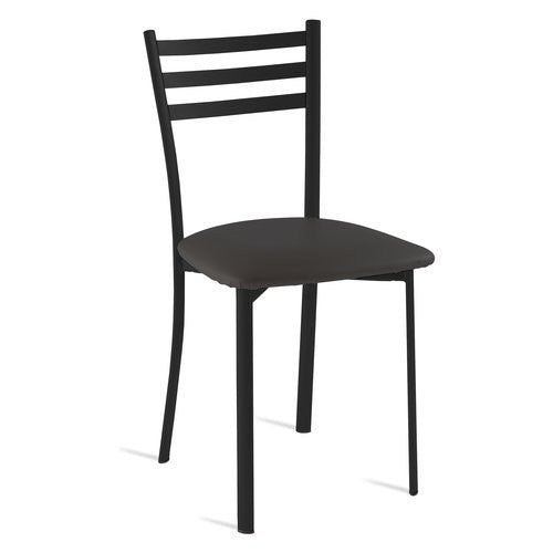 Sedia Italchair ELIUS I Grigio scuro e Nero opaco