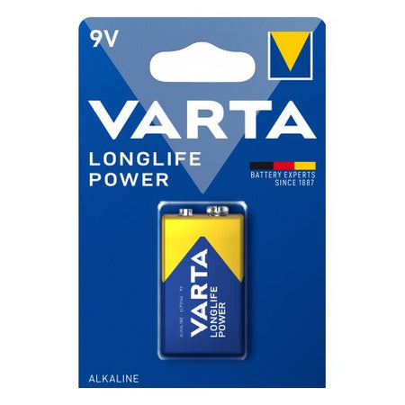 Batteria Transistor 9V Varta 04922121411 LONGLIFE POWER