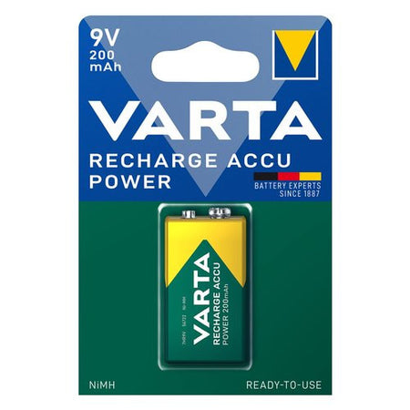 Batteria Transistor 9V ricaricabile Varta 056722101401 RECHARGE ACCU P