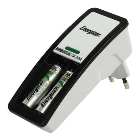 Caricabatterie Energizer 635036 ACCU RECHARGE MINI Black e Silver