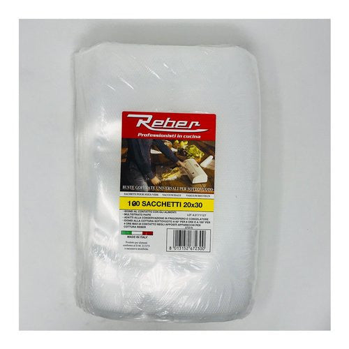 Sacchetti sottovuoto Reber 6723 N Goffrati 20x30 cm