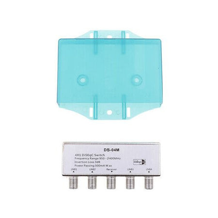 Commutatore SAT Mediasat SWI 410 B Diseq Switch 4x1 Silver