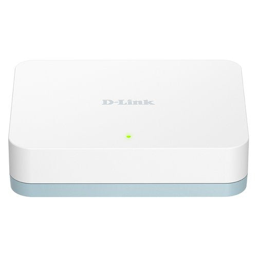 Switch di rete D Link DGS 1005D SOHO Unmanaged White e Blue