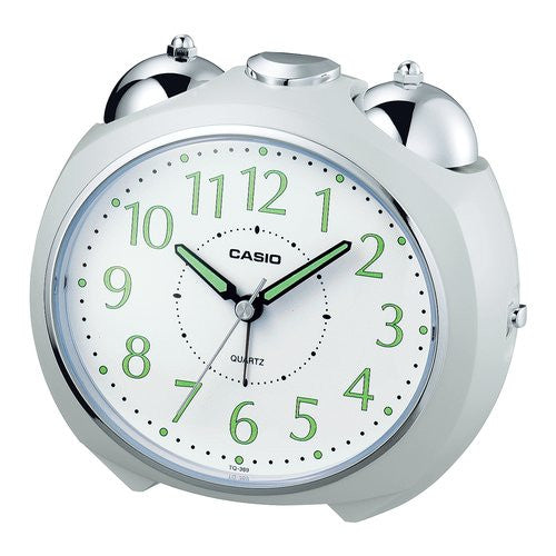 Sveglia Casio TQ 369 7EF Con funzione snooze Bianco