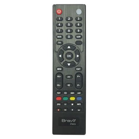 Telecomando tv Bravo 90402304 ZIPPY Black