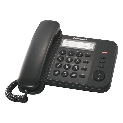 Telefono fisso Panasonic KX TS520EX1B Business Black