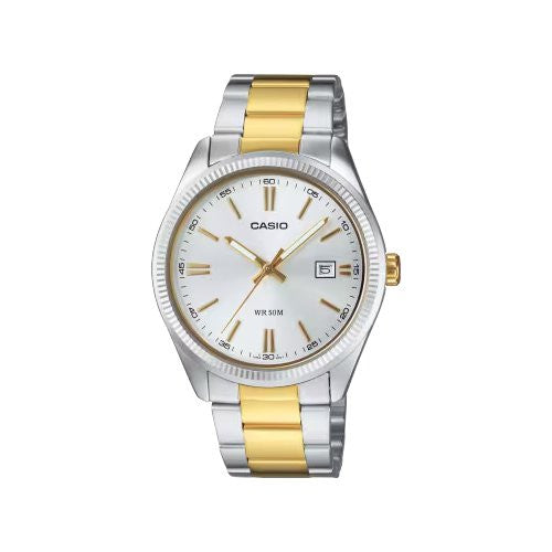 Orologio Casio MTP 1302PSG 7AV COLLECTION Silver e Gold
